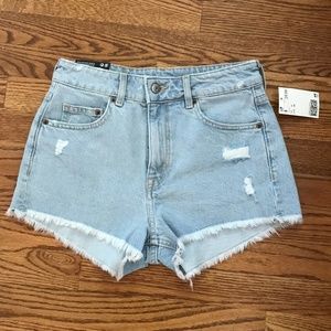 H&M Regular Waist Denim Short